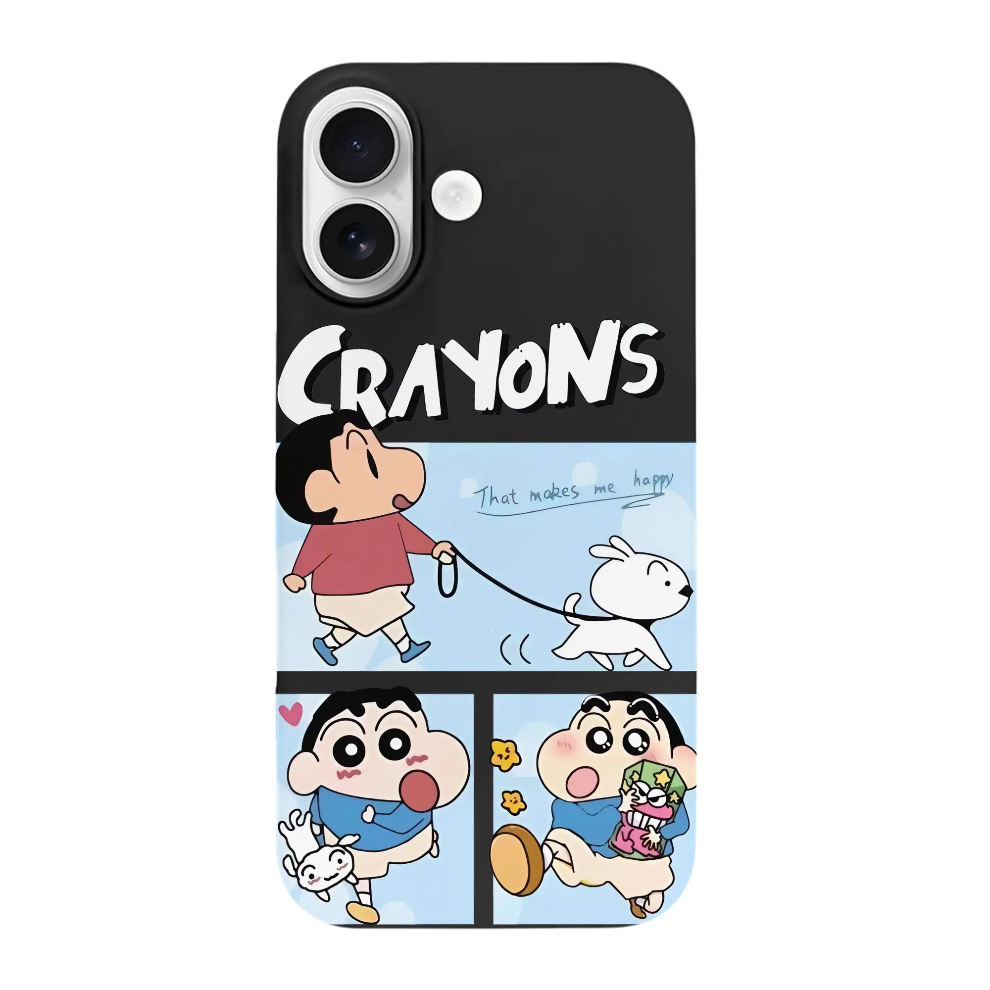 クレヨンしんちゃん グッズ 野原 しんのすけ - iPhone 17 シリーズ シリコンケース 薄型 耐衝撃 指紋防止 ソフトタッチカバー 精密フィット 傷防止 保護ケース iPhone 17/17 Air/17 Pro/17 Pro Max 対応